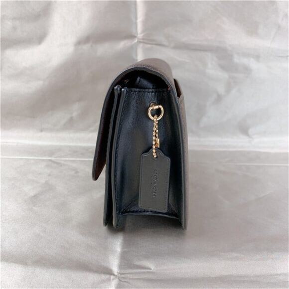 Coach C5592 Mini Brynn Crossbody In Signature Canvas Brown/Black - Picture 3 of 6